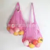 Bolsas de Malha de Algodão Mais Vendidas da Amazon, Sacolas de Compras Ecológicas para Supermercado, Sacolas de Compras de Malha, Bolsas de Malha Portáteis para Frutas e Verduras