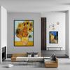 Pintura em Tela de Alta Definição Personalizada Transfronteiriça, Pintura Personalizada de Cinco Painéis, Pintura Decorativa Moderna Estilo Ins para Sala de Estudo, Mesa de Centro de Quarto, Corredor
