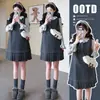 Nuevo Diseño de Punto para Maternidad Otoño/Invierno 2026 + Vestido Babydoll de Maternidad Estilo Coreano que Reduce la Edad