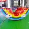 Accesorios inflables moldeados al aire: Túnel de arcoíris, puente de arcoíris, escalera triangular, pirámide, entrenamiento de juego inteligente para padres e hijos