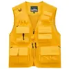 Chaleco de Trabajo con Múltiples Bolsillos, Chaleco Outdoor Delgado para Equipo de Hombres, Chaleco Deportivo Transpirable para Exteriores