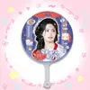 Lu Yuxiao Artículos de Celebridad Publicidad para Fans Abanico Transparente Materiales para Manualidades