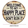 Tableros de Madera Huecos y Decoraciones de Pared de Madera con Letras en Inglés, Decoraciones Colgantes para el Hogar y Dormitorio, Estilo Rústico Americano