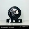 Reproductor de Discos de Vinilo Retro de Lujo Moderno Modelo/Pieza Decorativa para Casa Modelo y Oficina de Ventas Regalo