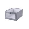 Caja de Almacenamiento Plegable sin Tapa de Tela no Tejida, Caja de Supermercado, Caja para Guardar Juguetes, Caja Doméstica Calada para Ropa de Armario