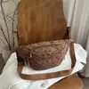 Bolsa Pequena de Peito Estampada Estilo Japonês e Coreano Nicho Bolsa Pequena de Cintura Nova 2025 Nova Bolsa Pequena Floral para Viagem Nova Transfronteiriça