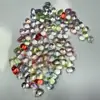 Acrílico Alta Transparência Gotas de Água Furadas Contas Acessórios de Cabelo Antigos Material para Fazer Franja Grampo Peças de Passo Material DIY