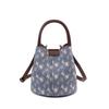 Bolsa Pequena para Mulheres Primavera e Verão 2025 Nova Bolsa Feminina Transversal Bolsa Balde Bolsa Tecida Saco Satchel de Grande Capacidade Bolsa de Ombro