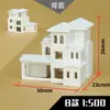 Modelo Villa Construção Modelo Planejamento Casa Edifício de Apartamentos Cena Construção Materiais de Construção Plástico Construção