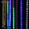 Tubo arco-íris LED 1 metro única árvore luz chuva de meteoros 80cm patch set dupla face luminosa engenharia impermeável luz decorativa impermeável