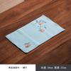 Toalla de té de gamuza engrosada Nueva toalla de trapo absorbente para mesa de té Juego de té Kung Fu Accesorios para ceremonia del té Impresión a color Caqui
