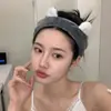 Faixa de cabelo fofa e criativa com rosto engraçado para lavar o rosto coreana, faixa de cabelo de cenoura e peixe salgado de celebridade da internet, faixa de cabelo estilo TikTok para mulheres