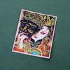 Pintura pintada à mão de Thangka da tela de vida passada e presente Zakilam Manjusri Mãe verde pintada à mão Thangka Pintura estilo étnico