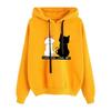 Suéter de manga larga con estampado de dibujos animados para mujer, otoño e invierno, informal, Europa y Estados Unidos, camisa holgada, venta al por mayor, 2021