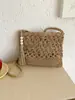 Bolso tejido tipo paja calada transfronterizo para mujer, nuevo estilo étnico 2026, bolso de playa para vacaciones, bolso cruzado casual versátil