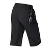 Calça cropped masculina de seda gelada de alta elasticidade, personalizável com logo, fina de verão, tamanho grande, solta, reta, secagem rápida, calça casual masculina