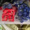 Bolas Rojas y Azules, Servicio Conmemorativo, Ceremonia de Despedida Funeraria, Pompones Rojos para Nietos, Pompones Azules, Suministros Funerarios, Tarjetas de Piedad Filial de Gasa Negra