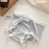 Calcinhas Seamless de Cintura Média com Renda nas Bordas, Costuradas, Macias, Elásticas e Amigáveis à Pele para Mulheres, 10A Antibacterianas, Sensação de Pele Nu, Que Abraçam o Quadril
