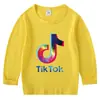 Camiseta de Algodón para Niños Versión Coreana Primavera y Otoño Cuello Redondo Manga Larga Camiseta Básica para Niños y Niñas Camiseta para Bebé