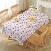 Novo estilo nórdico floral PVC não-tecido toalha de mesa impermeável e à prova de óleo toalha de mesa de jantar sala de estar toalha de mesa de chá descartável atacado