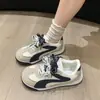 Zapatos de Entrenamiento para Mujer 2025 Otoño Nuevos Versátiles Ligeros Casuales Zapatillas Deportivas de Suela Gruesa Transpirables de Malla