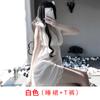 Lin Linting Talla Grande Chica Gorda Ropa Interior Sexy Pijama Sexy Malla Profunda Camisón de Seda para Mujer