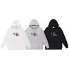 Moda Urbana Transfronteriza de Comercio Exterior Marca Unisex Otoño e Invierno Estampado de Letras Sudadera con Capucha Holgada Pulóver Sudadera Ape Casual Versátil