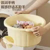 Cubeta para Pediluvio Hogareña de Gran Capacidad Espesa y Profundizada Cubeta de Plástico para Pediluvio Masajeador Elevada por Encima de la Pantorrilla