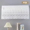 Cubierta para Aire Acondicionado para Evitar el Flujo Directo, Cortina Bloqueadora de Viento para Uso Postparto, Cortina Colgante de Encaje, Tela Bloqueadora de Viento para Unidades de Pared Gree, Midea y Aux, con Cinta Mágica