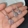 Colar Feminino Clássico de Luxo Leve, Pequeno e Requintado, Pingente de Pó de Gota, Banhado Espesso em Ouro 18K, Brilho Citrino, Moda