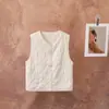 Chaleco Nuevo de Cuello Redondo Yuyue Otoño e Invierno, Relleno de Seda de Mora, Chaleco Holgado para Mujer, Se Puede Usar por Fuera, Chaleco Cálido de Otoño e Invierno para Mujer