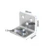 Soporte de ángulo de acero inoxidable engrosado, accesorios de hardware de soporte de trípode, conector de 90 grados, trípode de ángulo recto, venta al por mayor