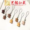 Corrente de Celular Cavalo Gordo de Sândalo Verde, Yiming Xianyuan Sândalo Amarelo Madeira Arco-Íris Cavalo do Ano Criativo Pequeno Presente Pingente de Celular DIY