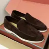 Mocasines Lp de Alta Gama Originales para Hombre, Calidad de Exportación, Gamuza Clásica, Estilo Old Money, Zapatos Slip-On Versátiles