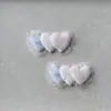 Lindo y Artístico Juego con Forma de Corazón de Parches de Tela de Encaje, Pinzas para el Cabello, Fundas para Teléfono, Calcetines, Accesorios de Ropa, Accesorios para Muñecas de Mascotas DIY