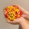 Diademas de Colores para Niñas, Bandas Elásticas de Alta Elasticidad, Gomas para el Cabello de Bebé que No Dañan el Cabello, Lindos Accesorios para el Cabello