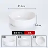 Melamina Comida Rápida Autoservicio Plato Pequeño para Porción Pequeña Cuenco Plato para Cocinar al Vapor Cuenco Pequeño Cuenco Pequeño Bicolor Porcelana de Imitación Restaurante Cantina Olla Caliente Juego de Vajilla