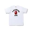 Comercio exterior al por mayor transfronterizo marca de tendencia estilo japonés camuflaje tiburón, cabeza de tigre, hombre-mono bloques de color luminoso manga corta corte holgado camiseta de pareja