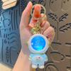 Lindo Llavero Colgante Luz de Estrella Astronauta Creativo Dibujo Animado Juguete Colgante para Bolsa Regalo Pequeño para Pareja Venta al por Mayor