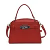 Bolso Kelly de Mano Transfronterizo Coreano para Mujer 2025 Nuevo de Moda Tendencia Bolso Cuadrado Pequeño Versátil Bolso de Hombro Cruzado para Viaje