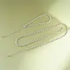 Ciervo Dorado Rey Plata 925 Lujo Ligero Personalizado Estilo Ins Pulsera Siete Perlas Collar Nicho Versátil Joyería de Plata Cadena de Perlas