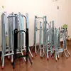 Frete Grátis Pernas de Mesa de Jantar Suporte de Mesa Dobrável Simples Estrutura de Mesa Grande para Barraca de Comida Pernas de Mesa de Ferro Aço Inoxidável He Zhi Zhang