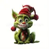 Pendente para Carro de Bebê Grinch de Desenho Animado Transfronteiriço Novo Produto Pendente para Árvore de Natal Decoração de Casa