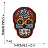 Em Estoque Fornecimento Transfronteiriço Série Caveira de Rosa Bordados Patches Acessórios de Roupa Personalizados Tecido Patch Patch de Tecido