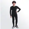 Conjunto de Ropa de Compresión para Entrenamiento de Niños de Secado Rápido para Niños, Conjunto de Ropa Deportiva y de Fitness para Baloncesto y Fútbol de Otoño e Invierno, Capa Base para Niños