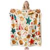 Manta de Franela Temática Navideña Transfronteriza Manta para Siesta Fabricante 231 Modelos en Stock Soporte para Personalización Según Dibujos