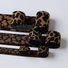 En Stock Estampado de Leopardo Amarillo Terroso Banda Elástica para Diademas de Peluca de Amazon, Cinturas de Pantalones, Bandas Elásticas, Estilo Europeo y Americano
