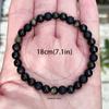 Joyería Youjia Popular Transfronteriza Pulsera de Obsidiana Dorada de 6 mm Pulsera de Piedra Natural Simple de Nicho con Cuentas Joyería Hecha a Mano de Yiwu