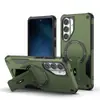 Aplicável Transfronteiriço Série Samsung S26 Capa Magnética para Celular Bundesliga S26+ Suporte Oculto PC+TPU Capa Anti-Queda