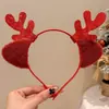 Linda Diadema Clip con Atmósfera Navideña de Invierno Pinza para el Cabello Pequeño Regalo Cuerno Pinza para el Cabello Clips para Mujer Diadema de Oso Pasador